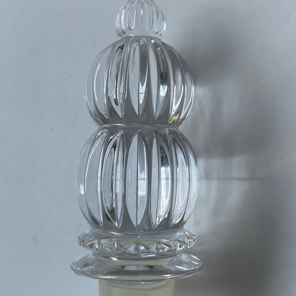 Elegant MIKASA Monterey AUSTRIA Crystal Bottle Wine Stopper T8173/900 EUC